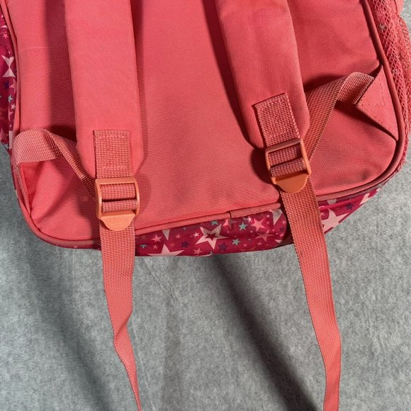 American Girl Backpack Pink Teal Purple Stars Geometric Back to School - Picture 9 of 12